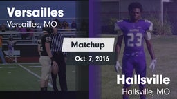 Matchup: Versailles High vs. Hallsville  2016
