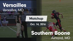 Matchup: Versailles High vs. Southern Boone  2016