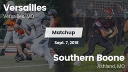 Matchup: Versailles High vs. Southern Boone  2018