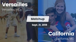 Matchup: Versailles High vs. California  2018