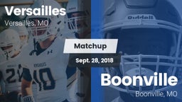 Matchup: Versailles High vs. Boonville  2018
