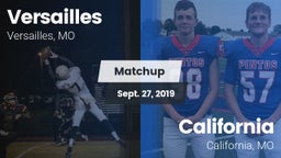 Matchup: Versailles High vs. California  2019