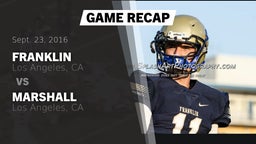 Recap: Franklin  vs. Marshall  2016