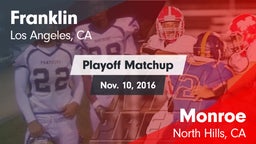 Matchup: Franklin  vs. Monroe  2016
