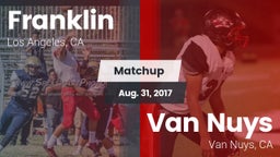 Matchup: Franklin  vs. Van Nuys  2017