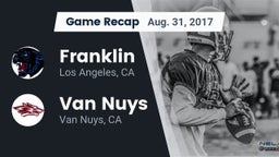 Recap: Franklin  vs. Van Nuys  2017