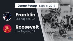Recap: Franklin  vs. Roosevelt  2017