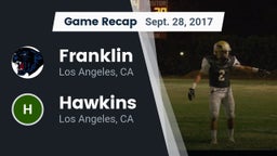 Recap: Franklin  vs. Hawkins  2017