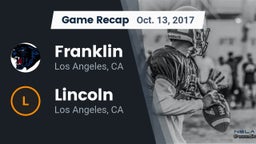 Recap: Franklin  vs. Lincoln  2017