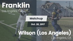 Matchup: Franklin  vs. Wilson  (Los Angeles) 2017