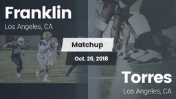 Matchup: Franklin  vs. Torres  2018
