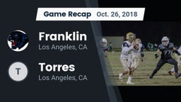 Recap: Franklin  vs. Torres  2018