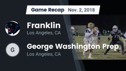 Recap: Franklin  vs. George Washington Prep  2018