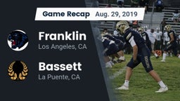 Recap: Franklin  vs. Bassett  2019