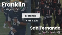 Matchup: Franklin  vs. San Fernando  2019