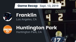 Recap: Franklin  vs. Huntington Park  2019