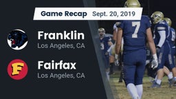 Recap: Franklin  vs. Fairfax 2019