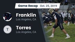 Recap: Franklin  vs. Torres  2019