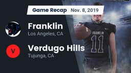 Recap: Franklin  vs. Verdugo Hills  2019