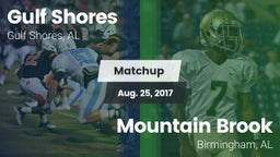 Matchup: Gulf Shores High vs. Mountain Brook  2017