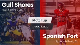 Matchup: Gulf Shores High vs. Spanish Fort  2017