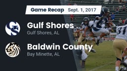 Recap: Gulf Shores  vs. Baldwin County  2017