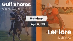 Matchup: Gulf Shores High vs. LeFlore  2017