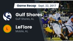 Recap: Gulf Shores  vs. LeFlore  2017