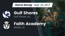 Recap: Gulf Shores  vs. Faith Academy  2017