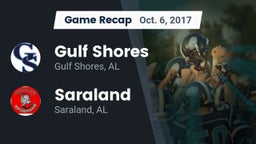 Recap: Gulf Shores  vs. Saraland  2017