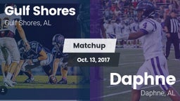 Matchup: Gulf Shores High vs. Daphne  2017