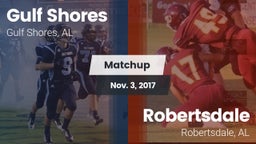 Matchup: Gulf Shores High vs. Robertsdale  2017