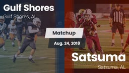 Matchup: Gulf Shores High vs. Satsuma  2018