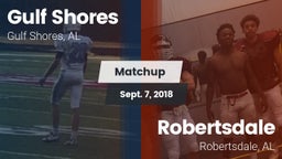 Matchup: Gulf Shores High vs. Robertsdale  2018