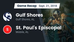 Recap: Gulf Shores  vs. St. Paul's Episcopal  2018