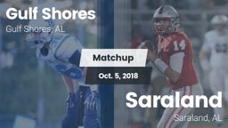 Matchup: Gulf Shores High vs. Saraland  2018