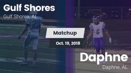 Matchup: Gulf Shores High vs. Daphne  2018