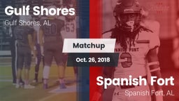 Matchup: Gulf Shores High vs. Spanish Fort  2018