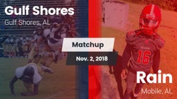 Matchup: Gulf Shores High vs. Rain  2018