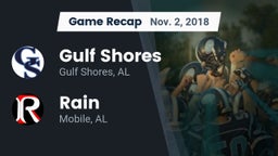 Recap: Gulf Shores  vs. Rain  2018
