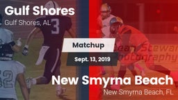 Matchup: Gulf Shores High vs. New Smyrna Beach  2019