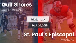 Matchup: Gulf Shores High vs. St. Paul's Episcopal  2019