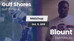 Matchup: Gulf Shores High vs. Blount  2019