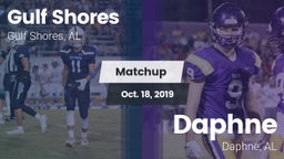 Matchup: Gulf Shores High vs. Daphne  2019