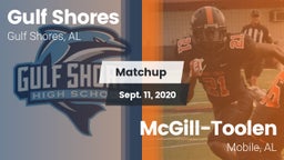 Matchup: Gulf Shores High vs. McGill-Toolen  2020