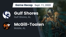 Recap: Gulf Shores  vs. McGill-Toolen  2020