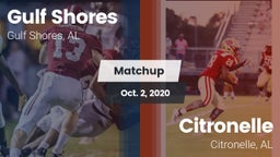 Matchup: Gulf Shores High vs. Citronelle  2020