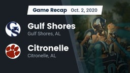 Recap: Gulf Shores  vs. Citronelle  2020