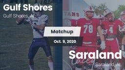 Matchup: Gulf Shores High vs. Saraland  2020