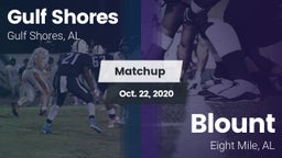 Matchup: Gulf Shores High vs. Blount  2020